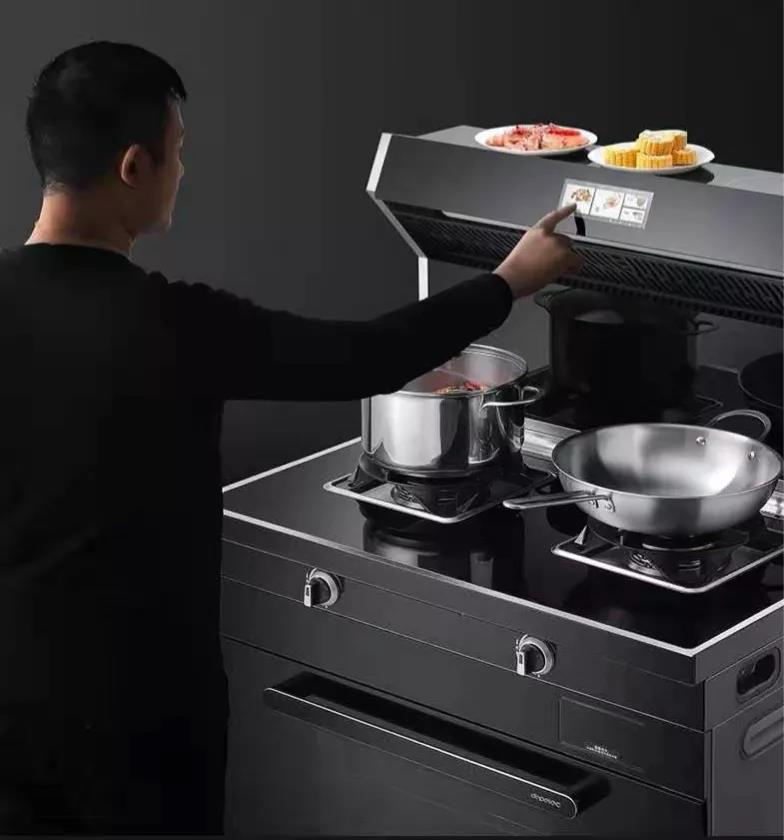 【2021新款旗舰开售】德普G65E智能蒸烤一体集成灶！